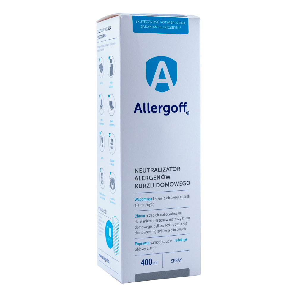 ALLERGOFF спрей для удаления аллергенов пылевого клеща